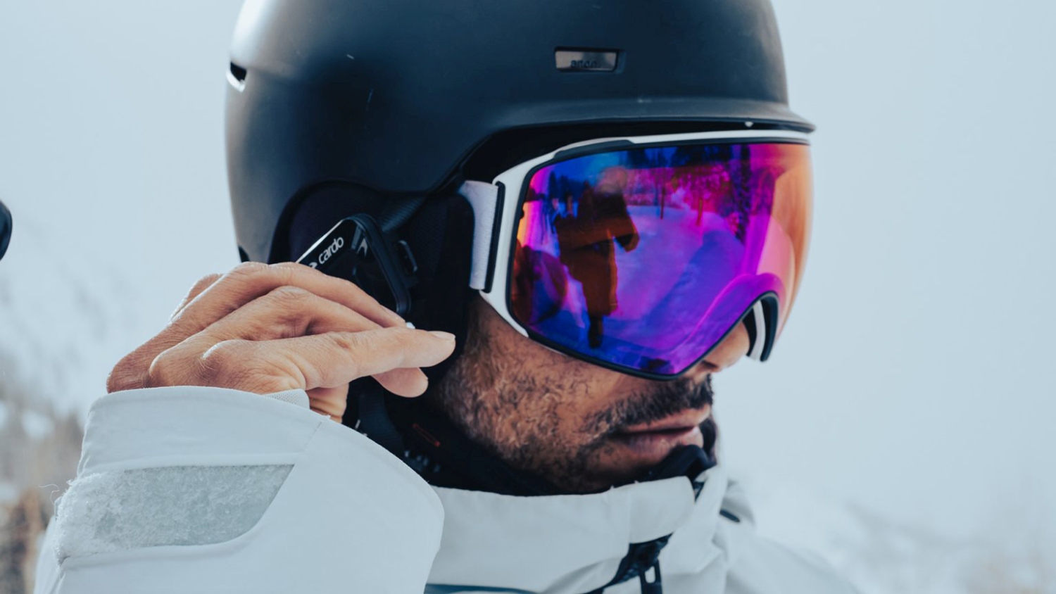 Ski helmet best sale communication system